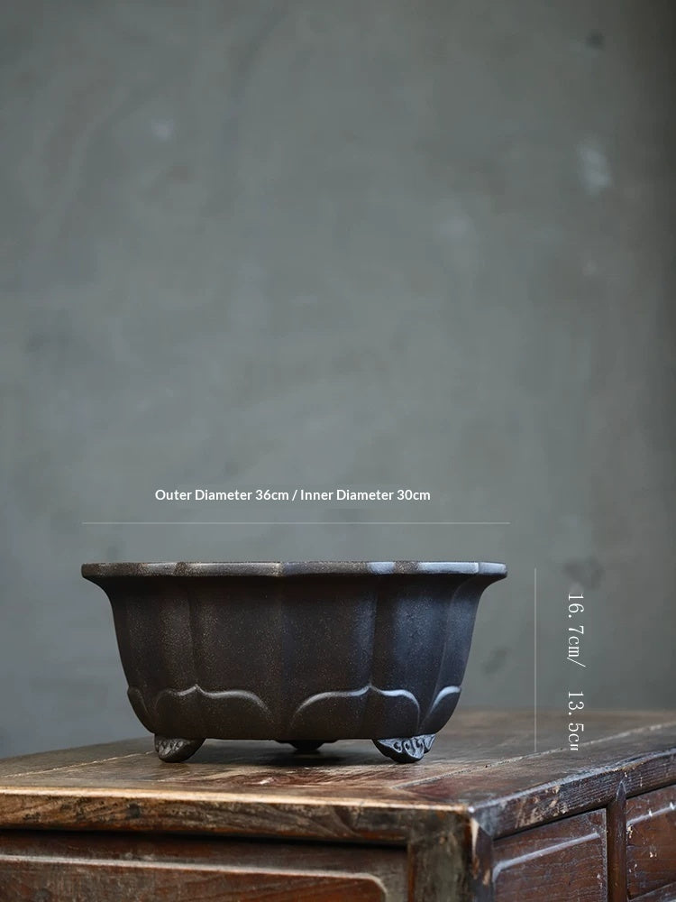 Yixing Zisha Clay Bonsai Pot – Antique Bronze Large – source gallery photo 5; verify variant before publishing
