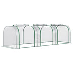 Low clear PVC tunnel greenhouse profile
