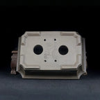 Base drainage and wiring holes of rectangular Zisha pot