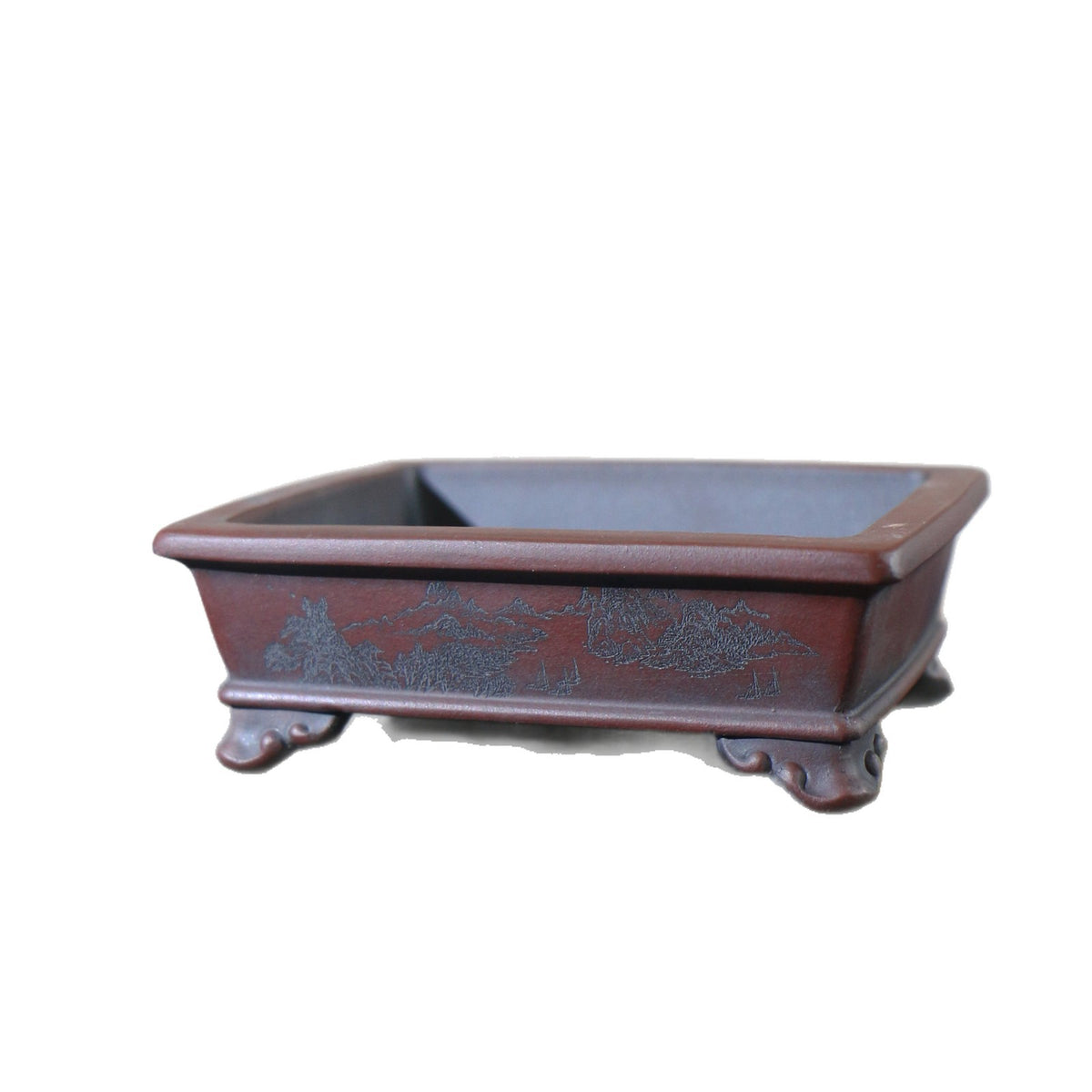 5.1" Rectangular Yixing Zisha Clay Pot – Birds & Flowers – source gallery photo 5; verify variant before publishing