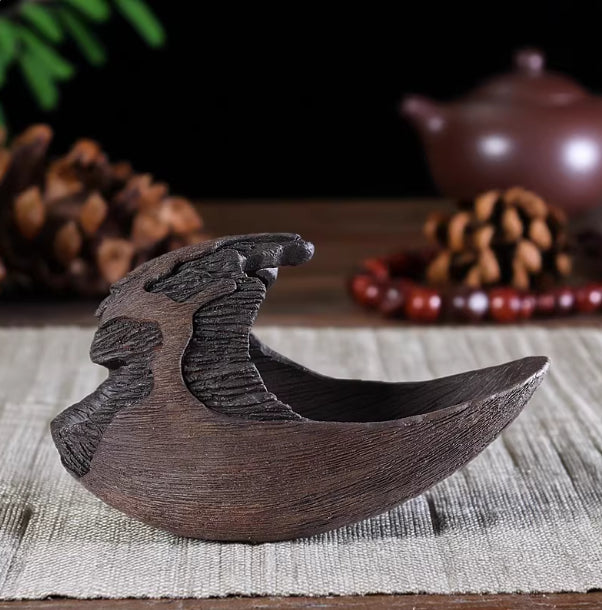 Irregular Yixing Zisha Clay Bonsai Pot – Solid Base – source gallery photo 1; verify variant before publishing