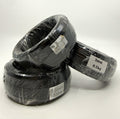 Three wrapped black wire coils arranged together, with visible size labels including 2.5 mm and 3 mm